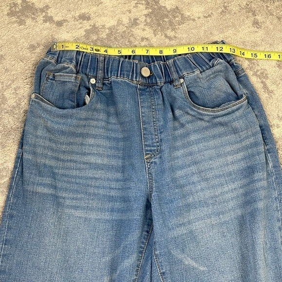 Blank NYC Denim Pull On Jogger Pants Stretch Waist Medium Wash Sz 27 - Picture 9 of 12